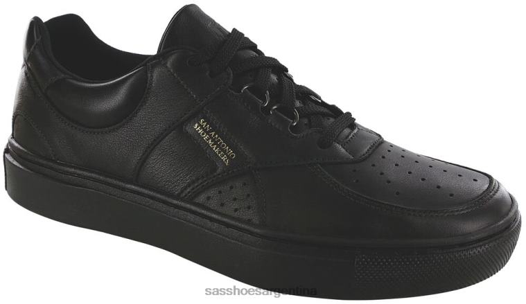 versátil hombres SAS 8X8BJ530 tenis high street con cordones negro mate