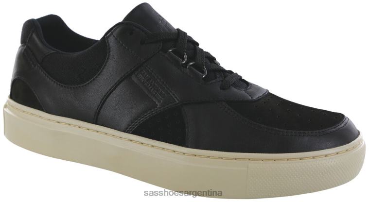 versátil hombres SAS 8X8BJ533 tenis high street con cordones cenizas negro