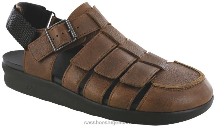 versátil hombres SAS 8X8BJ520 sandalia pescador esfuerzo marrón