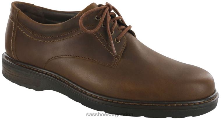 inspirado hombres SAS 8X8BJ542 aden con cordones oxford marrón