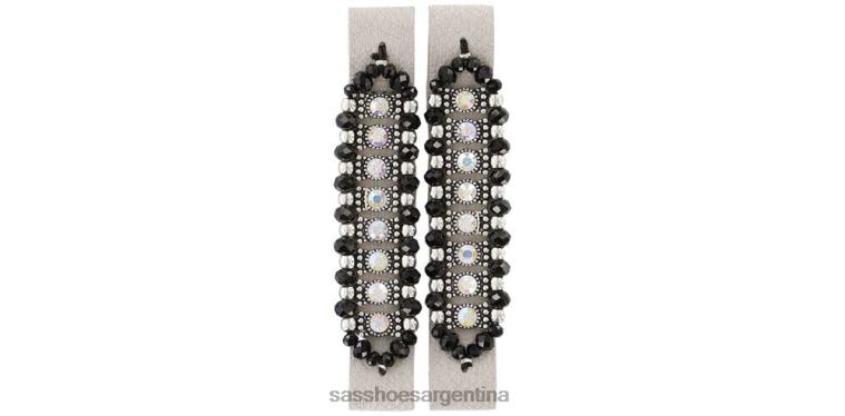 inspirado mujer SAS 8X8BJ450 Bling - mira tela de lino/plata