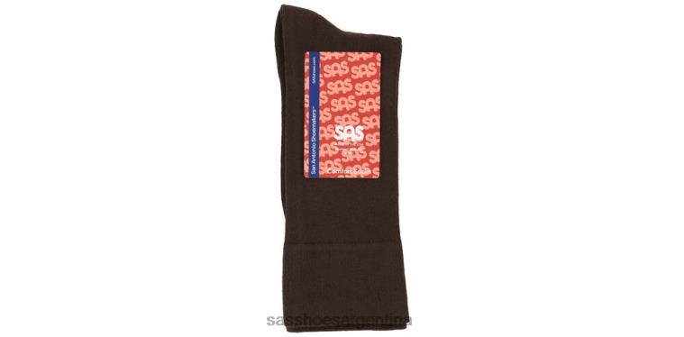 acogedor mujer SAS 8X8BJ479 calcetines con banda confort marrón