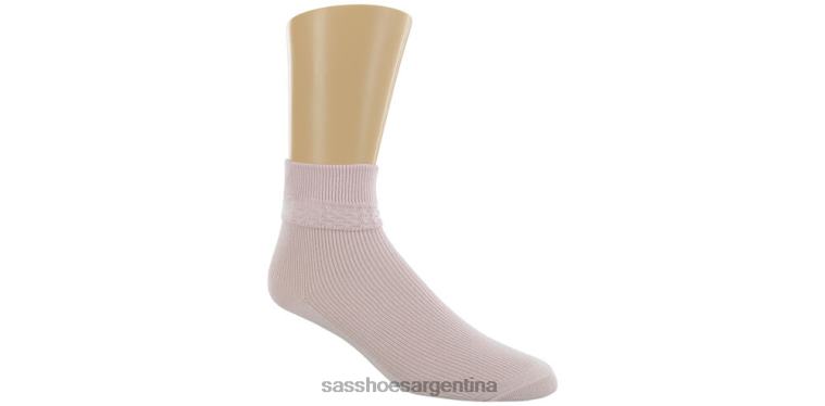 acogedor mujer SAS 8X8BJ486 calcetines con rombos y volantes rosa