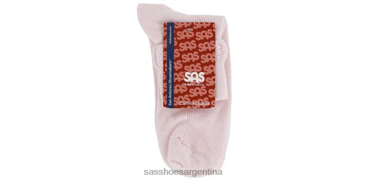 acogedor mujer SAS 8X8BJ486 calcetines con rombos y volantes rosa