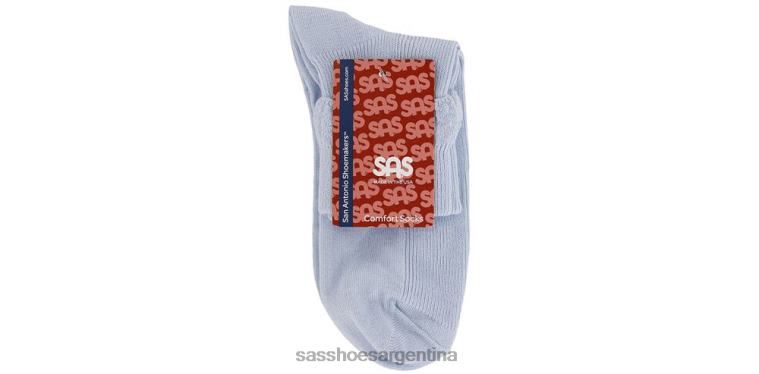 acogedor mujer SAS 8X8BJ487 calcetines con rombos y volantes azul