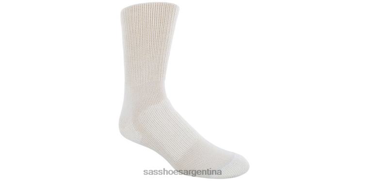 acogedor mujer SAS 8X8BJ491 calcetines thorlo crew blanco