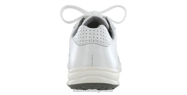 energético mujer SAS 8X8BJ16 zapatillas deportivas lux con cordones perforación blanca