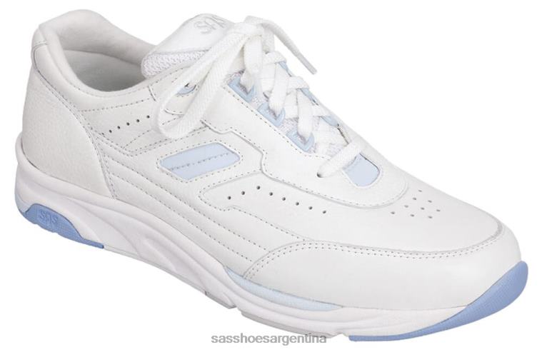 energético mujer SAS 8X8BJ281 zapatillas deportivas con cordones blanco