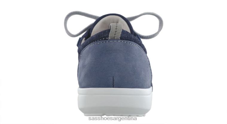 energético mujer SAS 8X8BJ289 tenis marnie con cordones arrendajo azul/nubuck