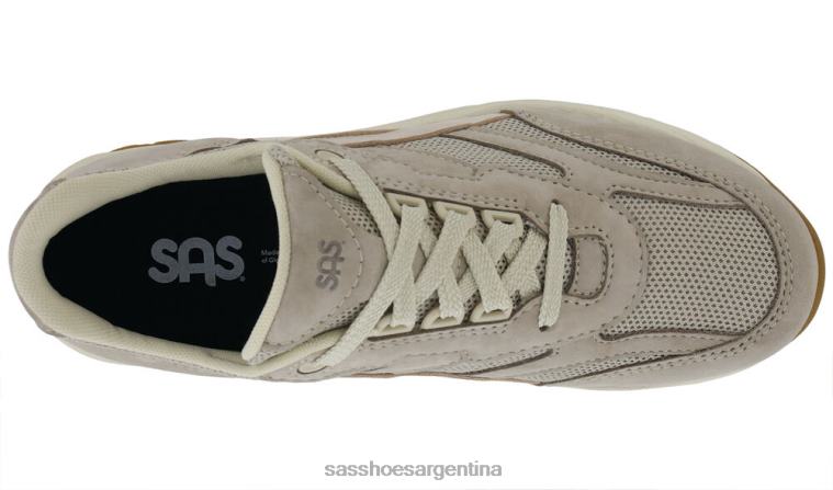 energético mujer SAS 8X8BJ297 tenis Tour de malla con cordones topo/rosa