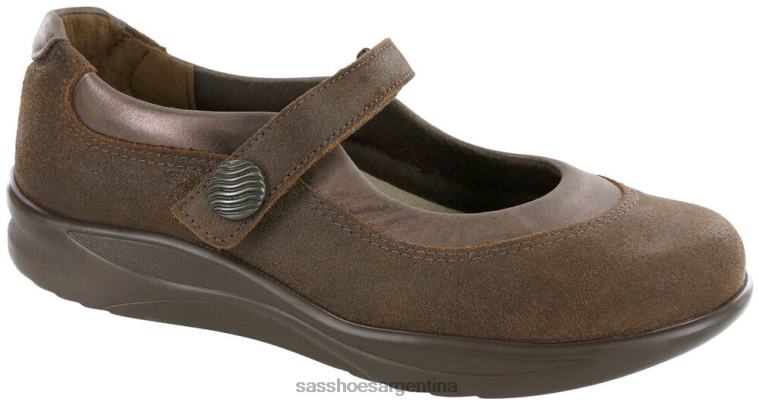 energético mujer SAS 8X8BJ331 salir del zapato mary jane marrón