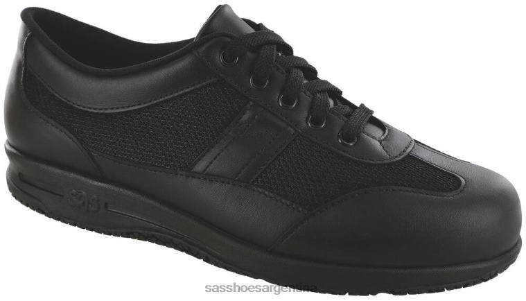 energético mujer SAS 8X8BJ332 Zapato con cordones antideslizante Reverie negro