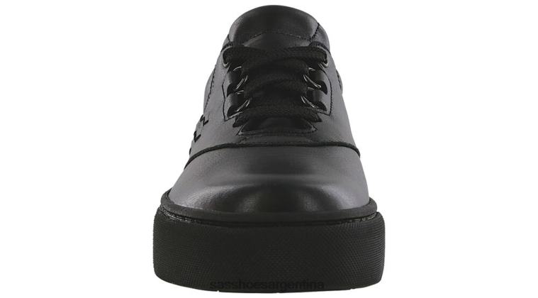 energético mujer SAS 8X8BJ406 rienda suelta antideslizante con cordones negro mate