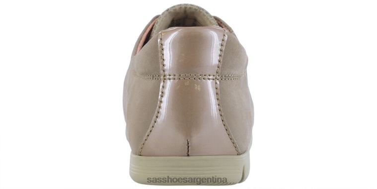 energético mujer SAS 8X8BJ421 solstice ii plana con cordones desierto/taupe