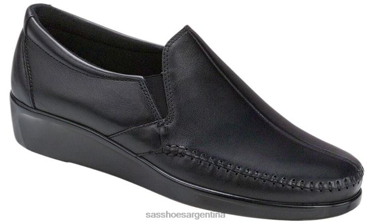 versátil mujer SAS 8X8BJ182 resbalón del sueño en mocasín negro