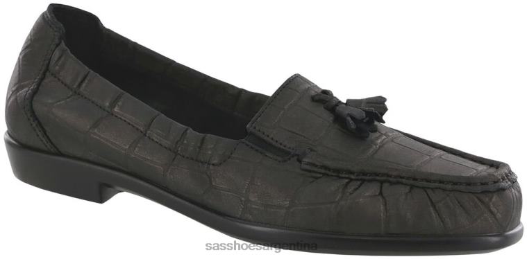 versátil mujer SAS 8X8BJ211 holgazán de esperanza cocodrilo negro