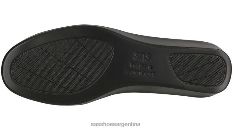 versátil mujer SAS 8X8BJ246 mocasines nora slip on negro/lagarto