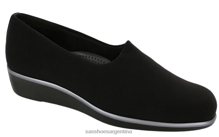 versátil mujer SAS 8X8BJ253 bliss slip en cuña negro