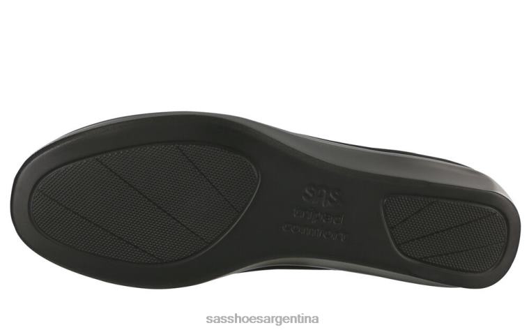 versátil mujer SAS 8X8BJ253 bliss slip en cuña negro