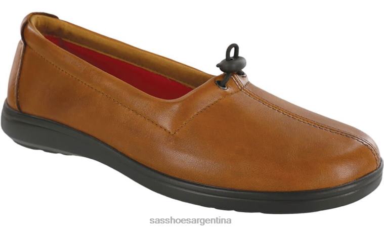 versátil mujer SAS 8X8BJ258 Mocasín sin cordones funk active bronceado británico