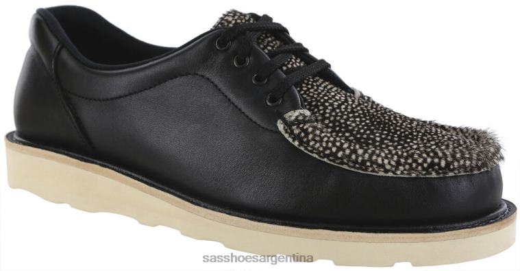 versátil mujer SAS 8X8BJ433 mocasines con cordones Take Control chital negro