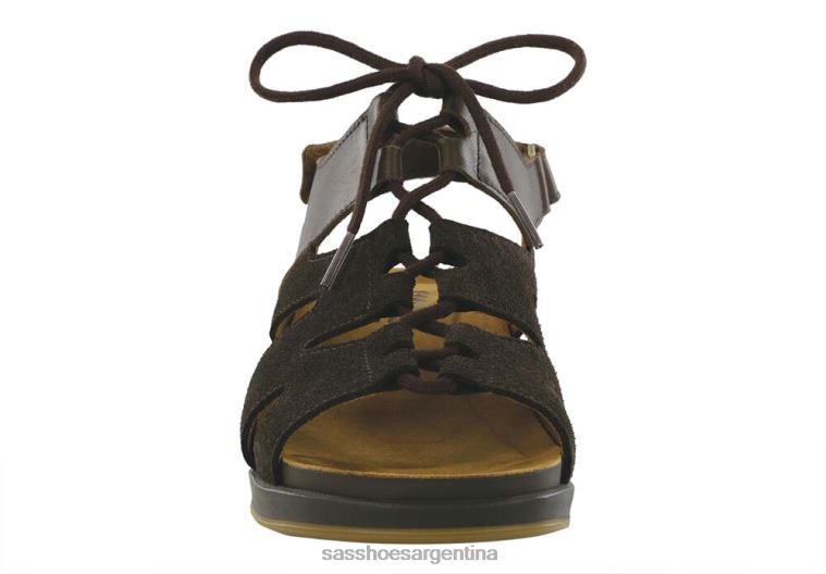 versátil mujer SAS 8X8BJ437 sandalias de cuña con cordones sedona bosques