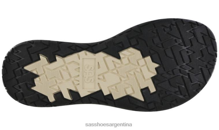 versátil mujer SAS 8X8BJ50 embarcar sandalia deportiva cenizas negro