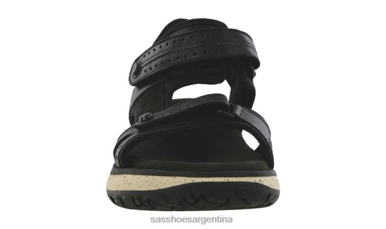 versátil mujer SAS 8X8BJ50 embarcar sandalia deportiva cenizas negro