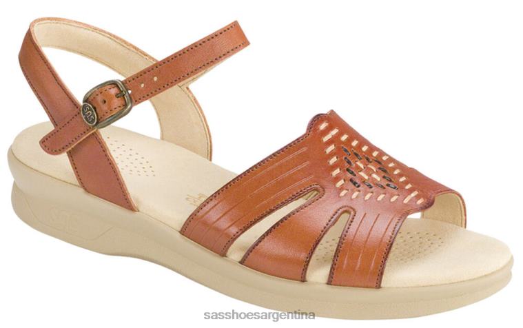 versátil mujer SAS 8X8BJ66 sandalias huarache con tiras de cuarto bronceado antiguo