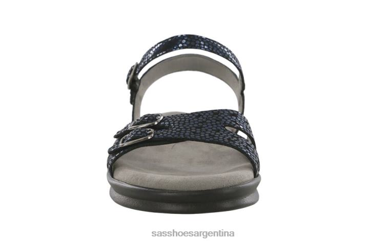 versátil mujer SAS 8X8BJ87 sandalia duo con tira de cuarto perla azul marino