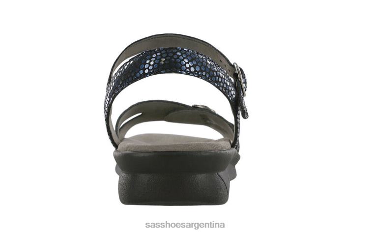 versátil mujer SAS 8X8BJ87 sandalia duo con tira de cuarto perla azul marino