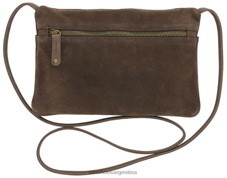 inspirado unisexo SAS 8X8BJ554 bolso de mano perla osito/madera oscura