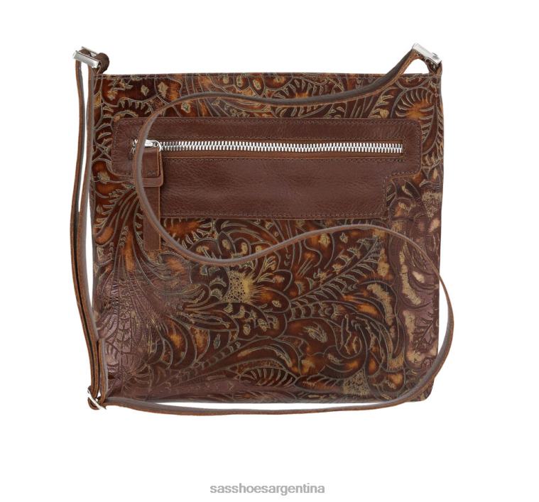 inspirado unisexo SAS 8X8BJ557 bolso de mano giselle ii castaño rojizo