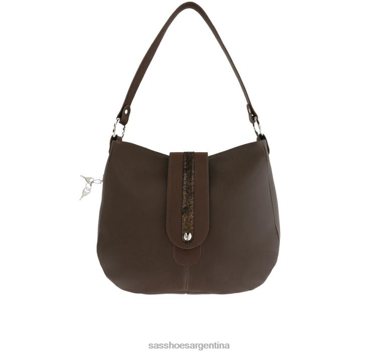 inspirado unisexo SAS 8X8BJ579 bolso de hombro marissa Café exprés