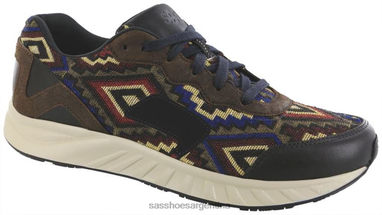 energético unisexo SAS 8X8BJ418 Zapato Kashen antideslizante con cordones mezquite