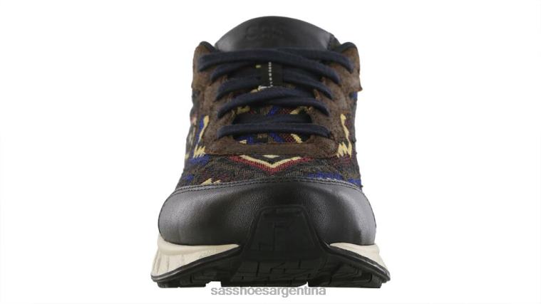 energético unisexo SAS 8X8BJ418 Zapato Kashen antideslizante con cordones mezquite